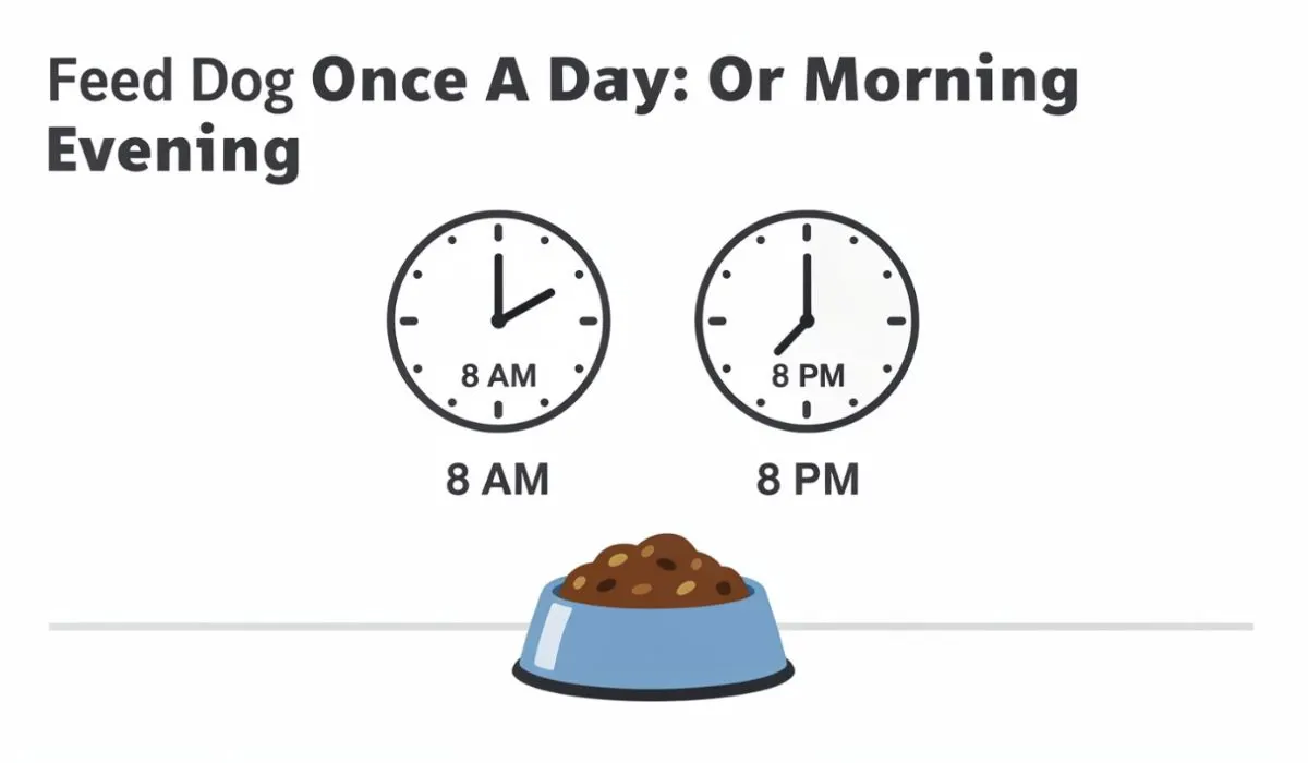Feed Dog Morning Or Evening