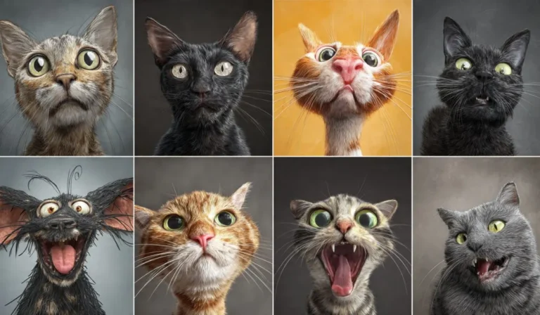 10 Funny Cats