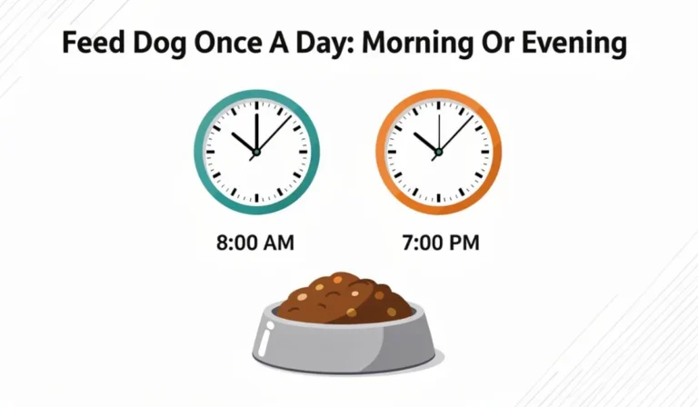 Feed Dog Once A Day Morning Or Evening